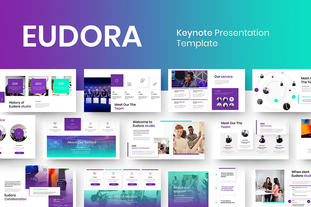 Eudora – Business Keynote Template, a Presentation Template by Dens Creative Studio (Photo 1 of 6)