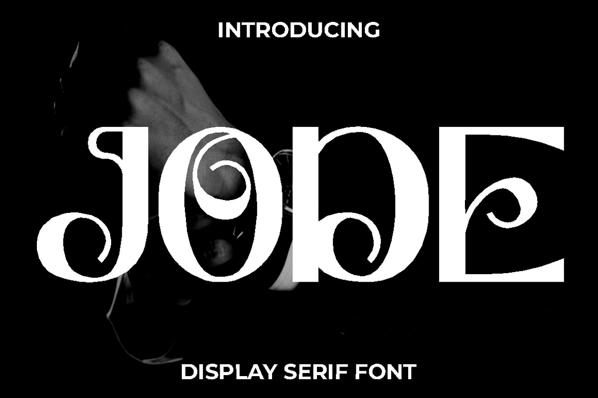 Jode - Display Serif Font, a Sans Serif Font by PutraCetol Studio (Photo 1 of 11)