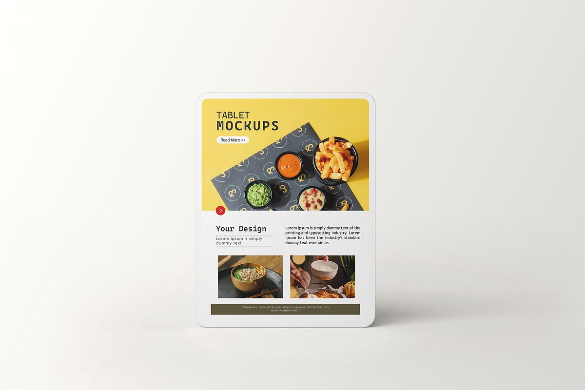 Multi Device Clay Mockup Set, a Print Template by Tahtagraphic (Photo 6 of 10)