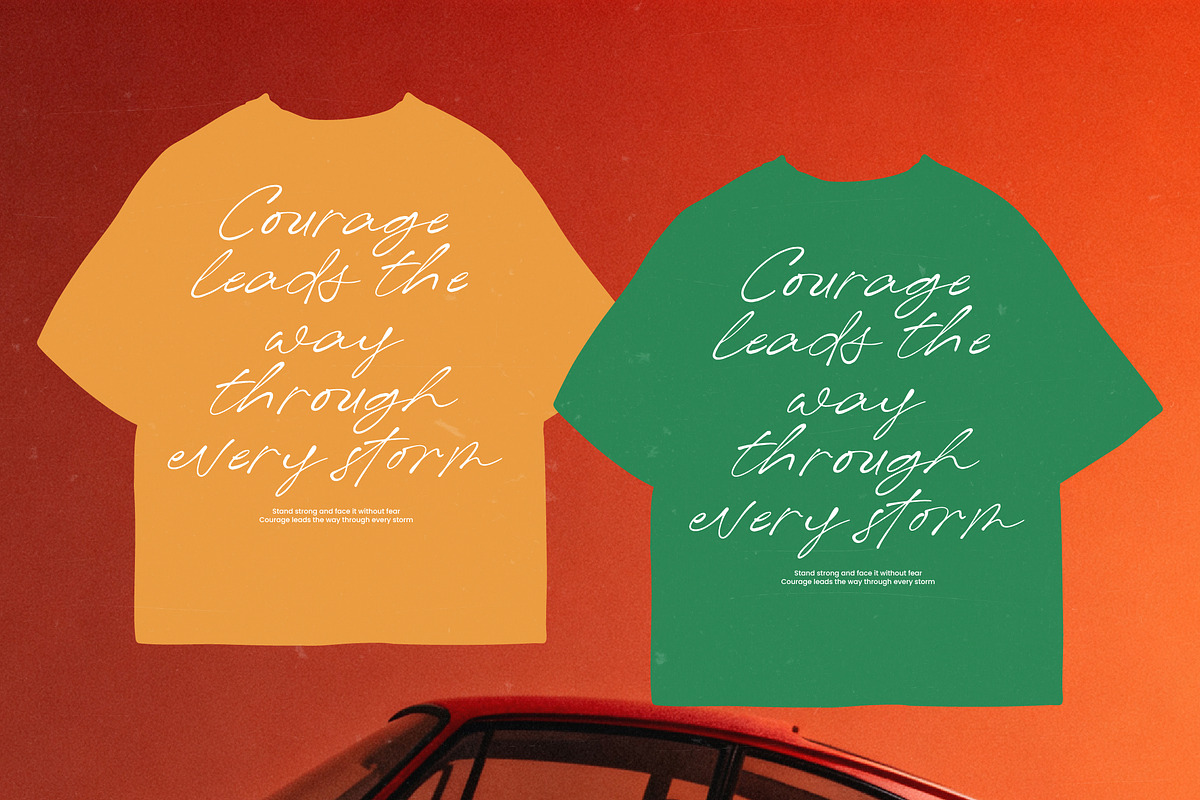 De Rough Belmonty Modern Rough, a Script Font by Letterena Studios Script (Photo 13 of 15)