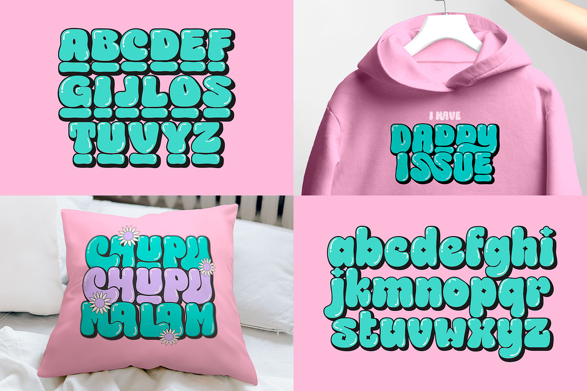 Choret Fudyng Bubble Typeface, a Symbol Font by alit design (Photo 12 of 25)