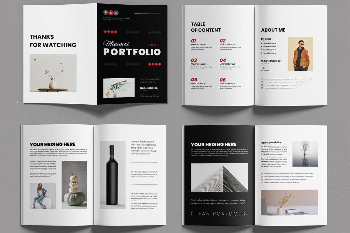 Minimalist Graphic Design Portfolio preview 3