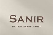 Sanir Retro Serif Font, a Serif Font by Creative Foundry (Thumbnail 1 of 8)