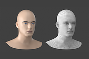 Natural Male Head 01 Generic Mesh, a Characters & Person 3D Model by VK Studio (Thumbnail 2 of 29)