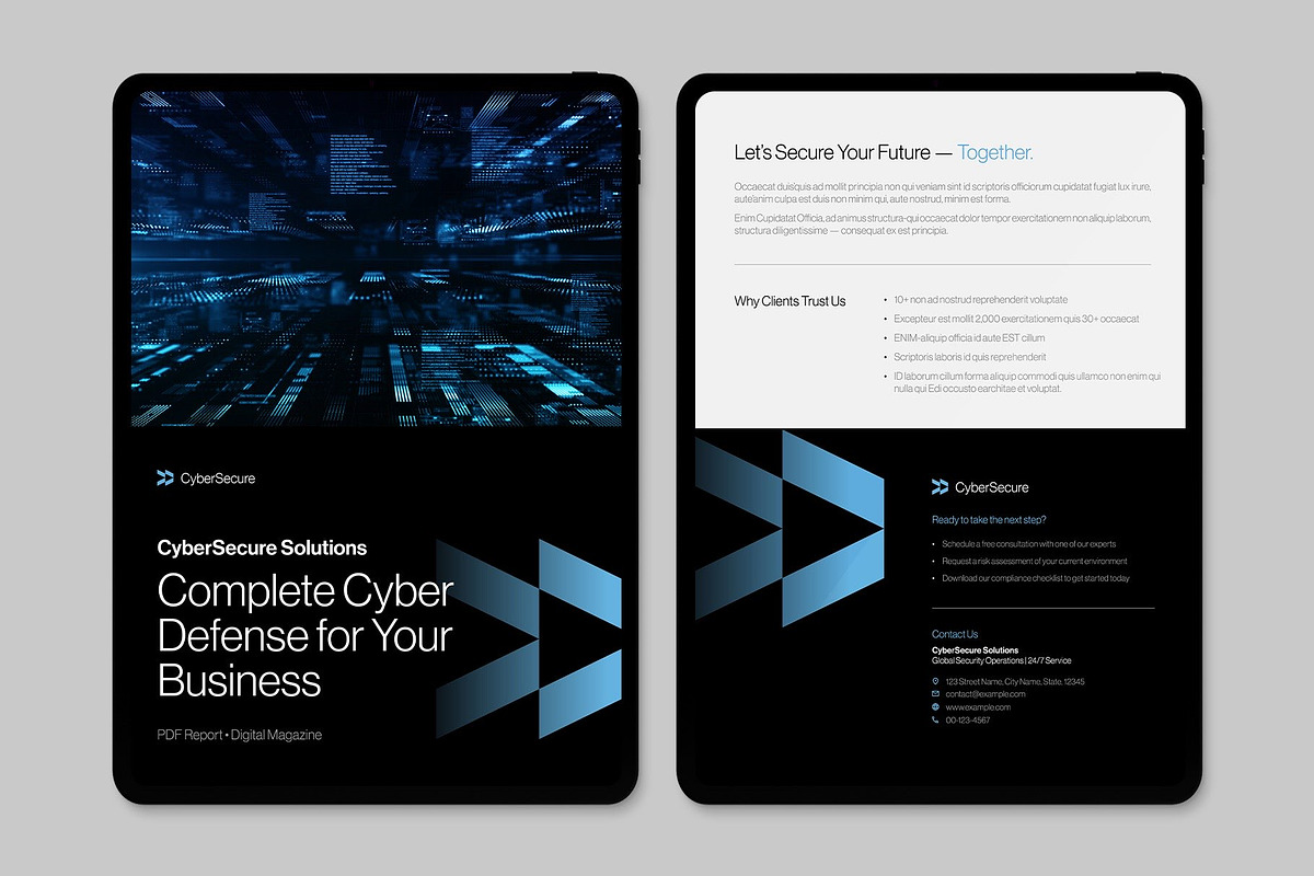 Ebook & Digital Magazine Template preview 5