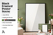 Black Framed Poster 2x3 PSD Mockup, a Household Mockup by Julian Adams (Thumbnail 3 of 3)