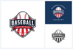 Baseball Logo Sport Design Template