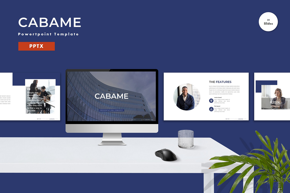 Cabame - Powerpoint Template, a Presentation Template by StreaksideStd