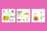 Food Social Media Post Layout, an UI Kit Template by CreativeShaper (Thumbnail 3 of 3)