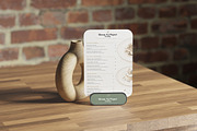 A5 Stand Menu Paper Mockup, an Advertising Mockup by My Code Std (Thumbnail 2 of 5)
