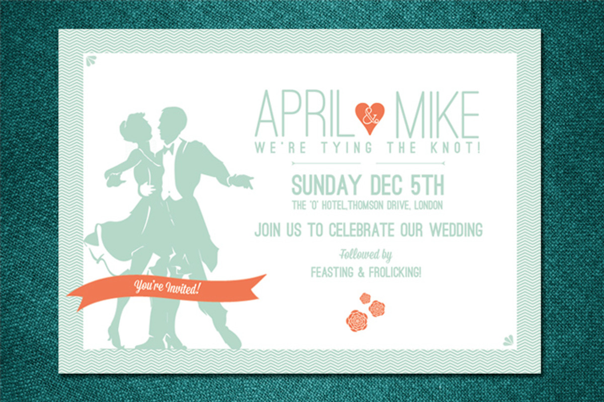 Bliss Wedding Invitation Suite, an Invitation Template by Human-made. Made to feel. (Photo 2 of 5)