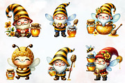 Honey bee gnome sublimation clipart, an Illustration by RobertsArt (Thumbnail 6 of 7)