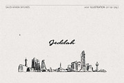 Saudi Arabia Skylines, a Work Illustration by TheMountBirdStudio (Thumbnail 4 of 10)
