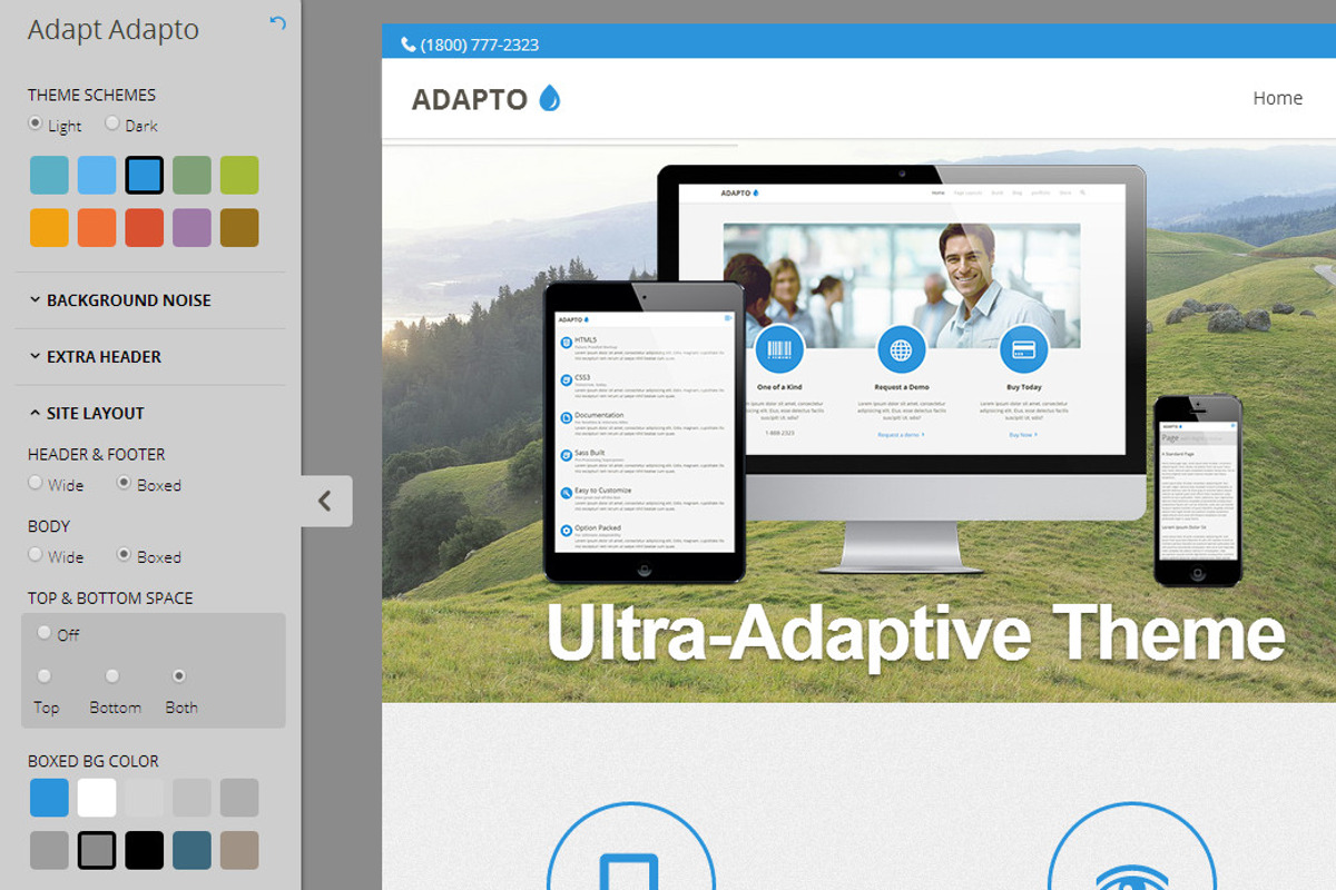 Adapto | Customizable Multipurpose, a Bootstrap Template by Pixel & Kraft (Photo 1 of 5)