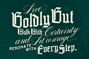 Moleira Font Collection, a Blackletter Font by Letterhend Studio (Thumbnail 5 of 9)
