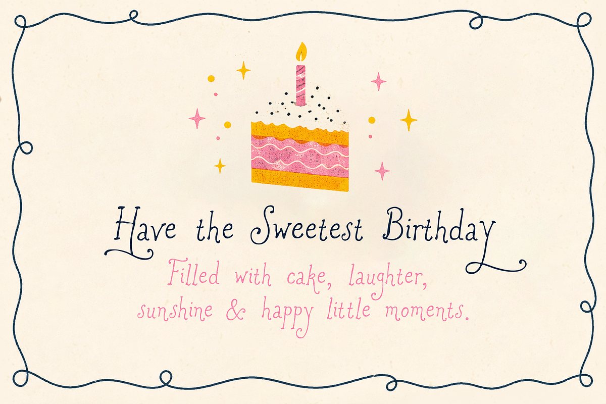 Rosie Biscuit Cute Handwritten Font, a Handwritten Font by elvinova (Photo 8 of 10)