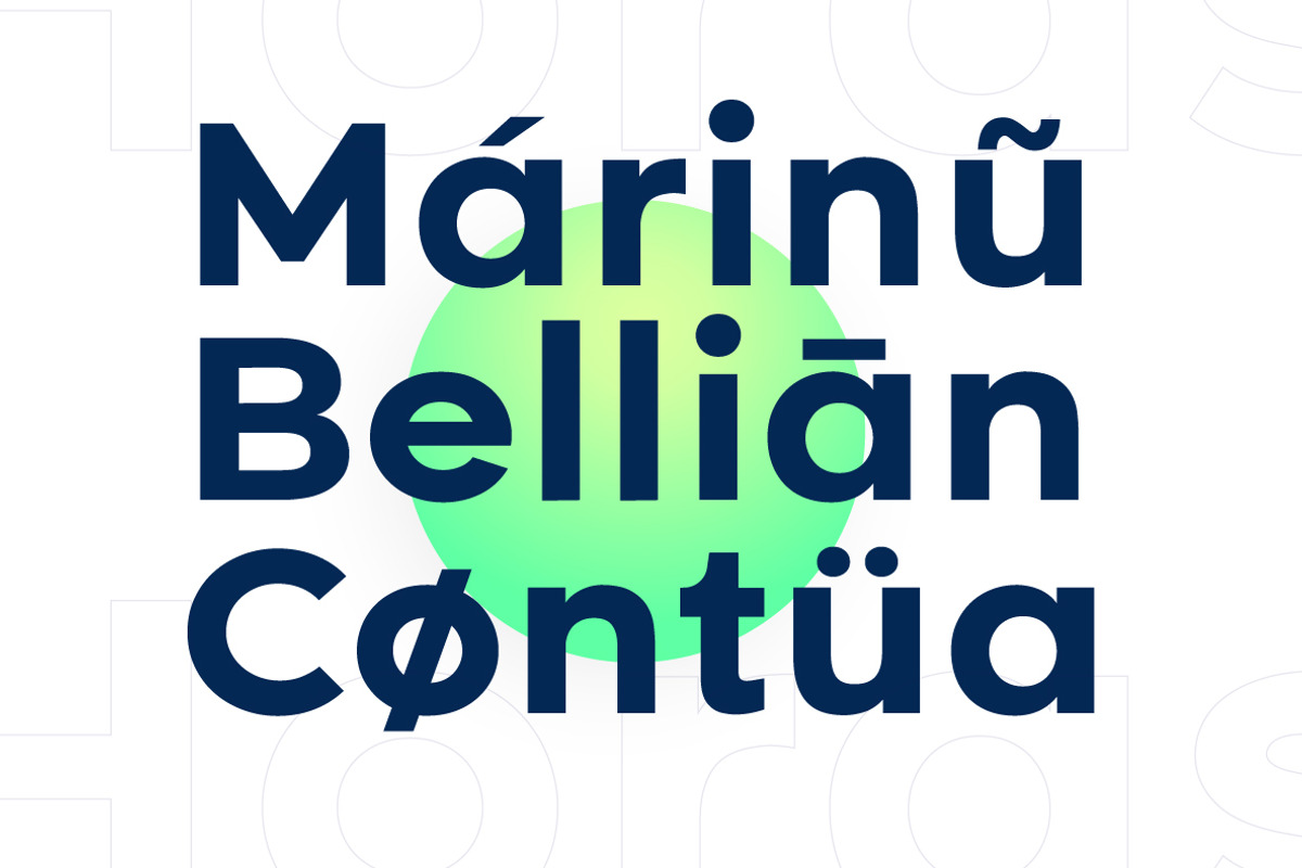 Horas Geometric Sans Serif, a Sans Serif Font by Yukita Creative (Photo 6 of 11)