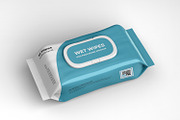 Wet Wipes Packaging Box Mockup, a Packaging Mockup by Ram Studio LLC (Thumbnail 2 of 13)
