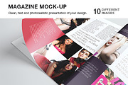 Photorealistic A5/A4 Magazine Mockup, a Print Template by ItemBridge (Thumbnail 1 of 5)