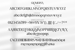 Glomersa - Modern Luxury Serif Font