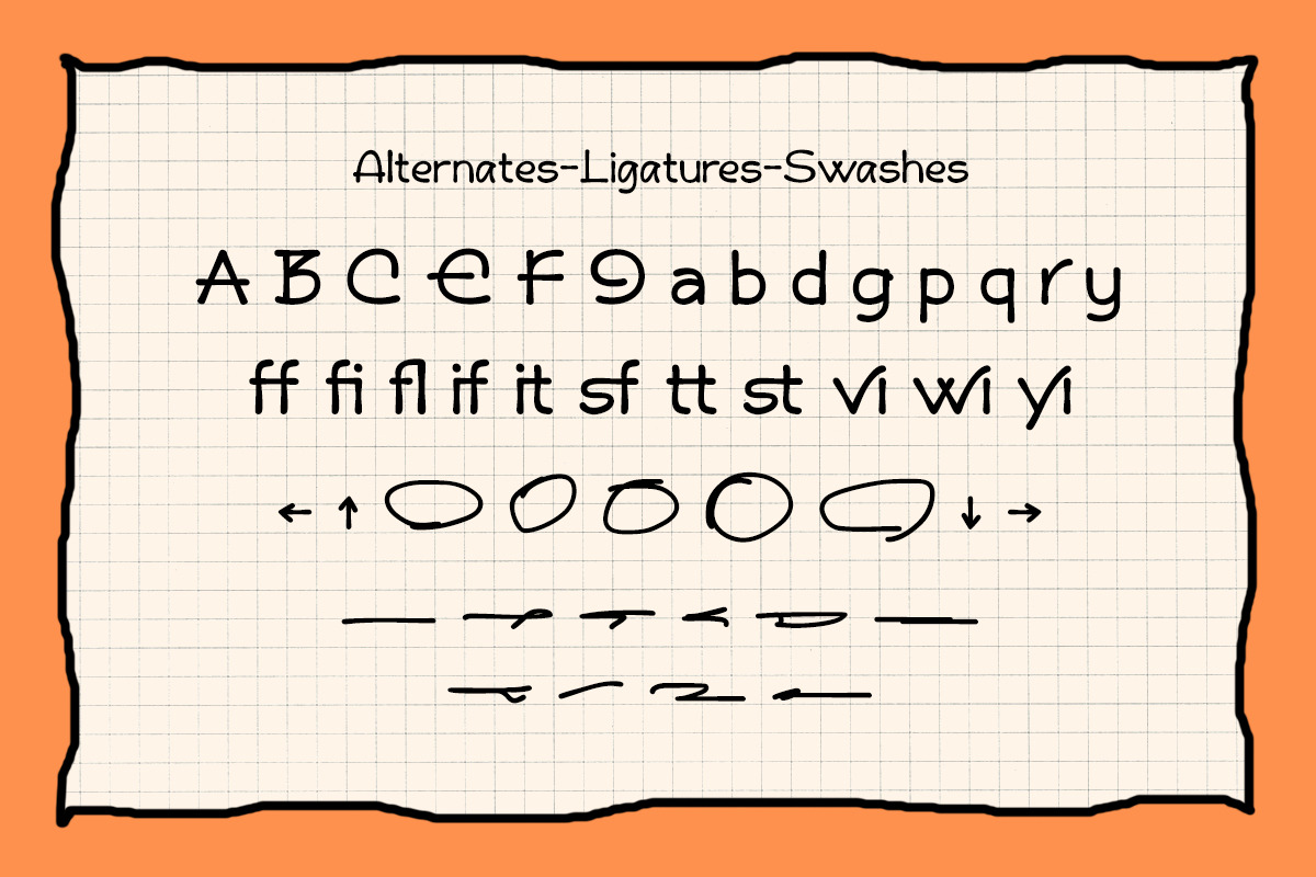 Banda Note - Handwritten Marker Note, a Handwritten Font by Afkari Studio (Photo 9 of 19)