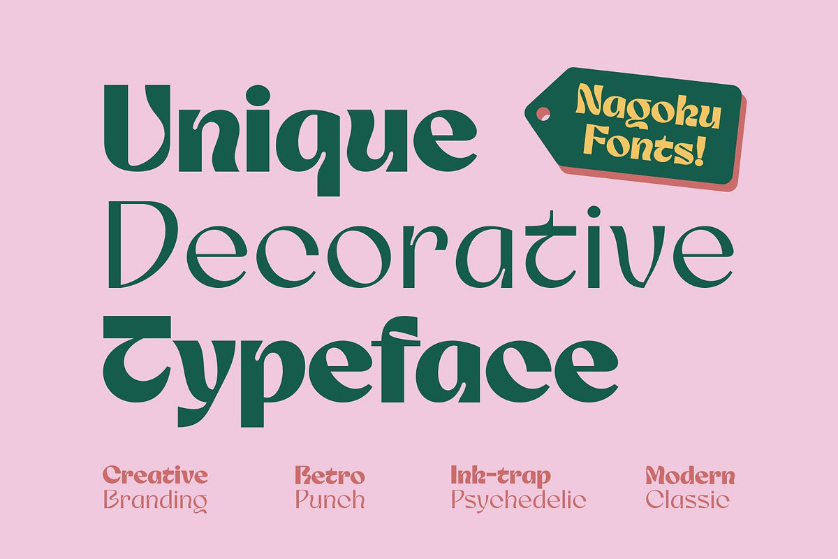 Nagoku Font Family, a Sans Serif Font by Asenbayu (Photo 3 of 14)
