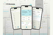 Fonio Finance Mobile App Kit, an App Template by DjectStudio (Thumbnail 3 of 6)