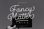 Fancy Matter, a Script Font by din-studio.com (Thumbnail 1 of 10)