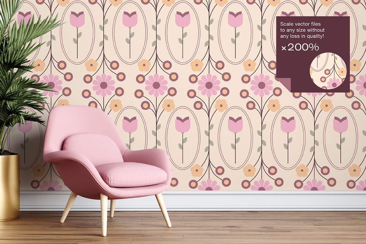 Coquette Feminine Floral Patterns, a Pattern Graphic by Rxmi Studio (Photo 6 of 10)