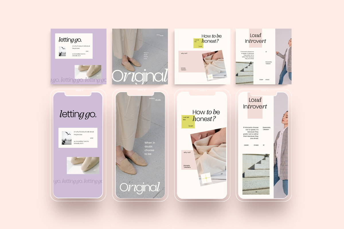 MIEL / Social Media Pack, a Social Media Template by Eviory (Photo 13 of 28)
