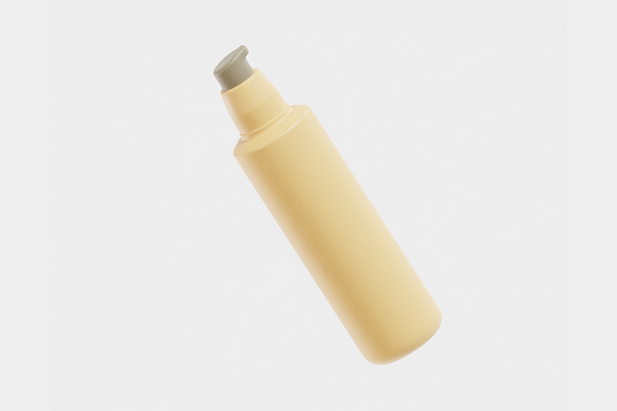 Foam Bottle, an Object 3D Model by fahad121 (Photo 5 of 7)