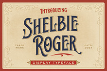 Shelbie Roger - Vintage Display Font