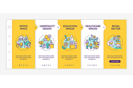 Biophilic space design web pages, a Templates & Theme by IMG visuals icons