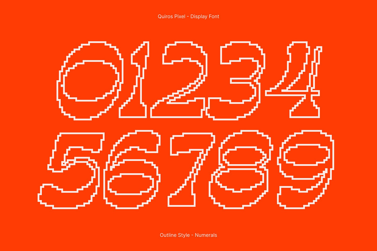 Quiros Pixel, a Serif Font by Craft Supply Co. (Photo 4 of 8)