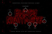 Bloody Scary Horror Halloween Font, a Font by Creatype Studio (Thumbnail 4 of 9)