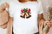 Cute Watercolor Christmas Clipart, a Seasonal Illustration by CreationArt (Thumbnail 6 of 7)