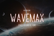 Wavemax - Space Futuristic Font, a Font by Typefactoryco (Thumbnail 1 of 8)