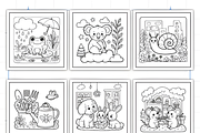 Cozy Routine Coloring Pages for Kids, a Decorative Illustration by Ink Gallery (Thumbnail 9 of 9)