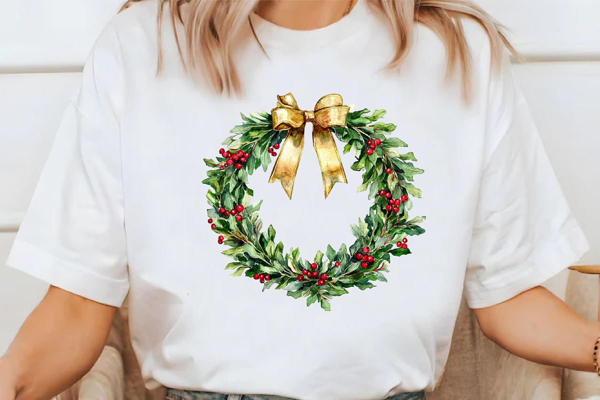 Watercolor Elegant Christmas Clipart, an Illustration by Libby Wishes (Photo 7 of 7)