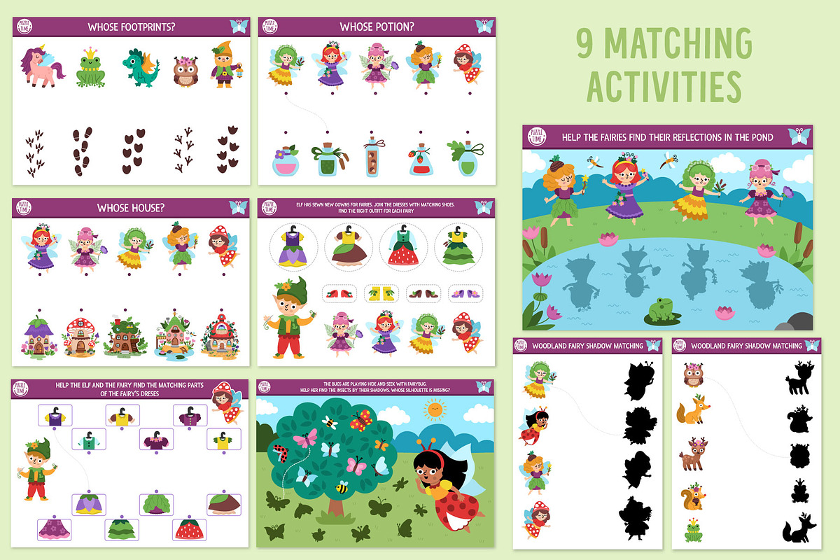 Woodland Fairy games for kids, an Education Illustration by Lexi Claus (Photo 4 of 14)