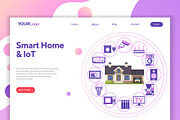 Smart Home and Internet of Things, a Technology Illustration by TAlex (Thumbnail 2 of 6)