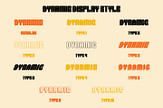 Dynamic Display - Logo Font, a Font by PutraCetol Studio (Thumbnail 5 of 11)