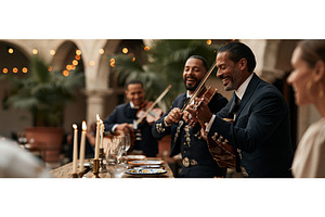 Mariachi Band Performing at Elegant, a Person Photo by piter.goskov