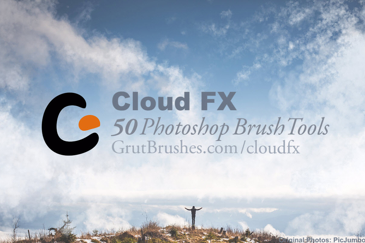 Cloud FX • 50 Photoshop Brush Tools, a Brush Add-On by GrutBrushes (Photo 1 of 7)