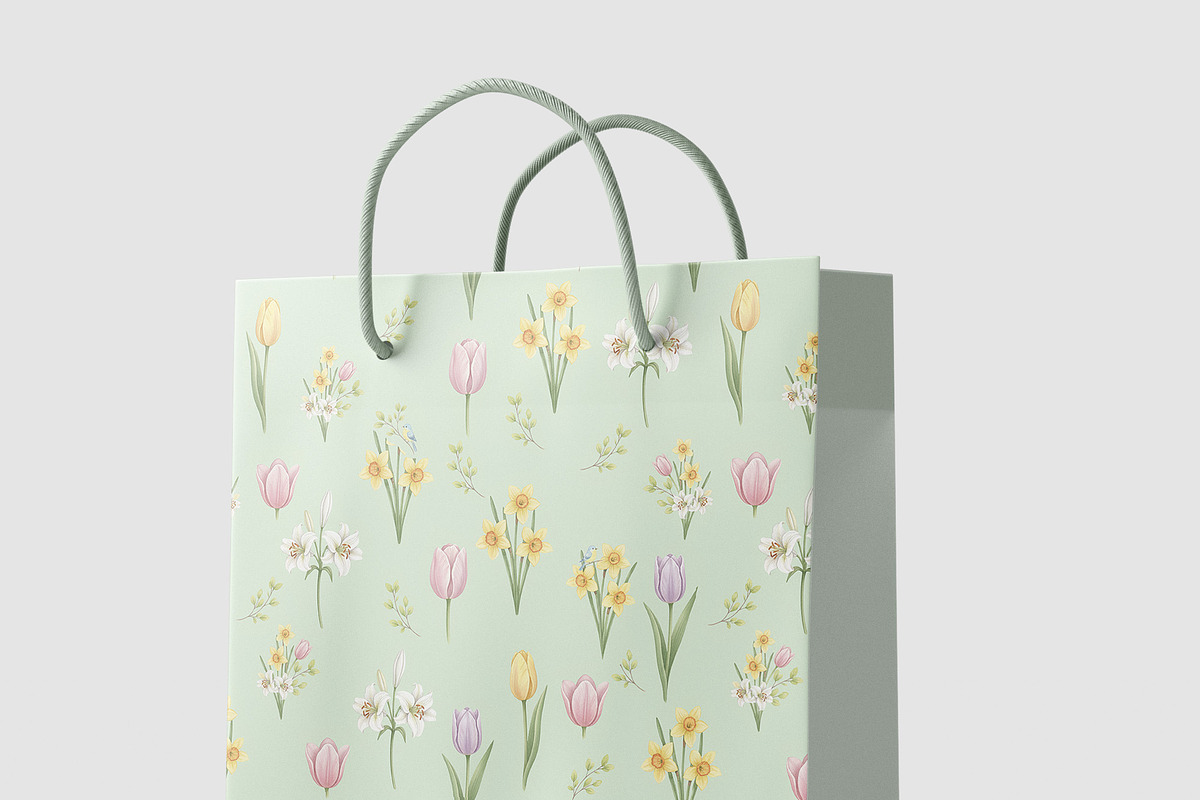 EASTER Seamless Pattern Bundle, a Pattern Graphic by AYAKA Studio Co. (Photo 7 of 13)