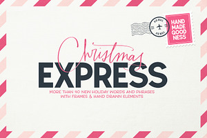 The Christmas Express Lettering Pack