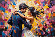 Bridal Wedding Bundle Oil Painting, an Illustration by PLUM&FIGS (Thumbnail 13 of 25)