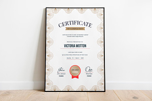 Elegant Deco Certificate Template