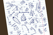Camping doodles collection, a Food Illustration by airdynamic (Thumbnail 2 of 4)