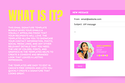 Canva Email Signature Bundle, an Email Template by SunshineStudioBoutique (Thumbnail 2 of 9)